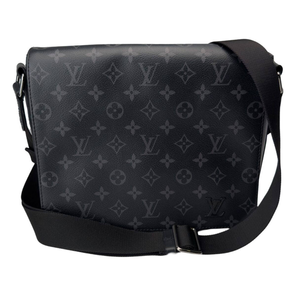 Louis Vuitton District Messenger Bag Monogram Eclipse Canvas PM