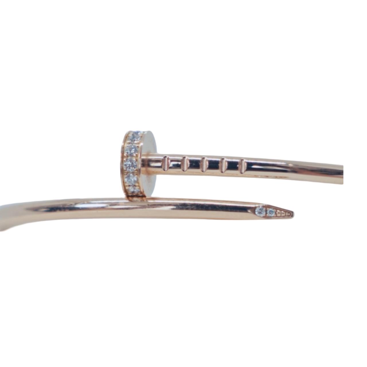 Cartier Juste un Clou Rose Gold with Diamonds