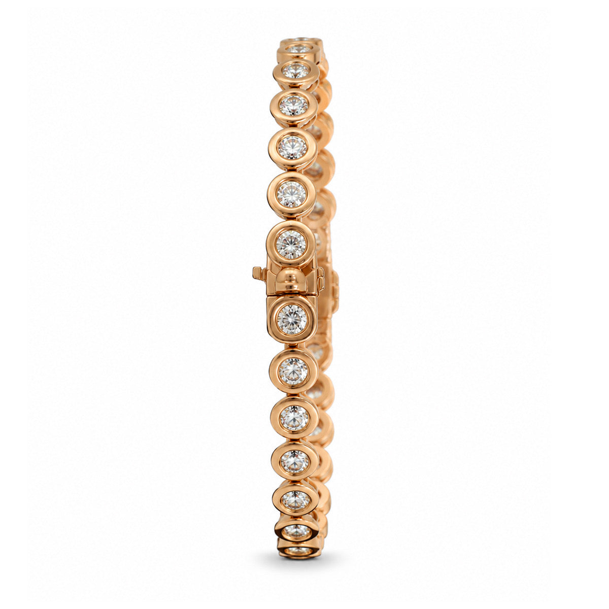 18K Rose Gold Natural Origin Diamond Bracelet