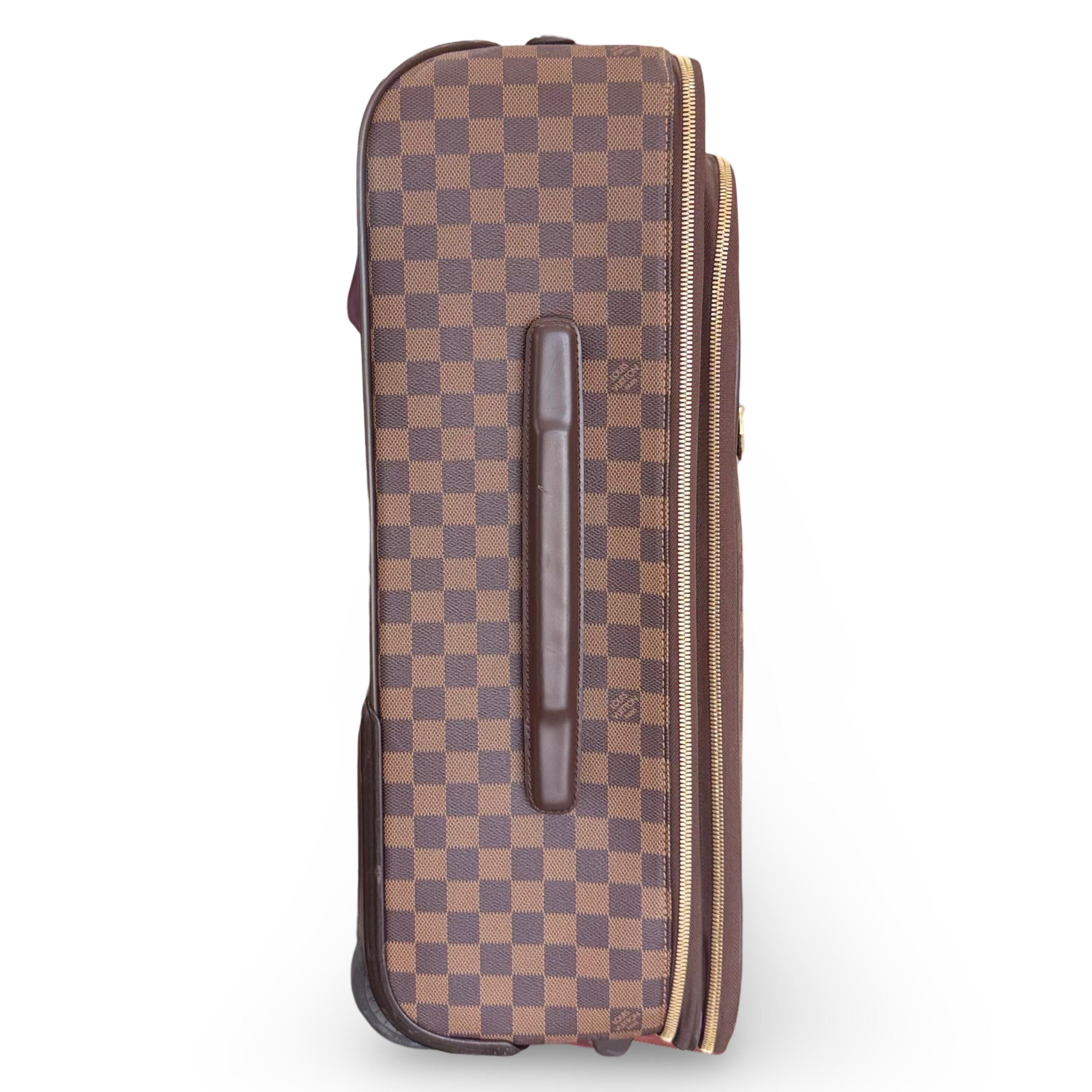 Louis Vuitton Damier Ebene Pegase 55 Suitcase