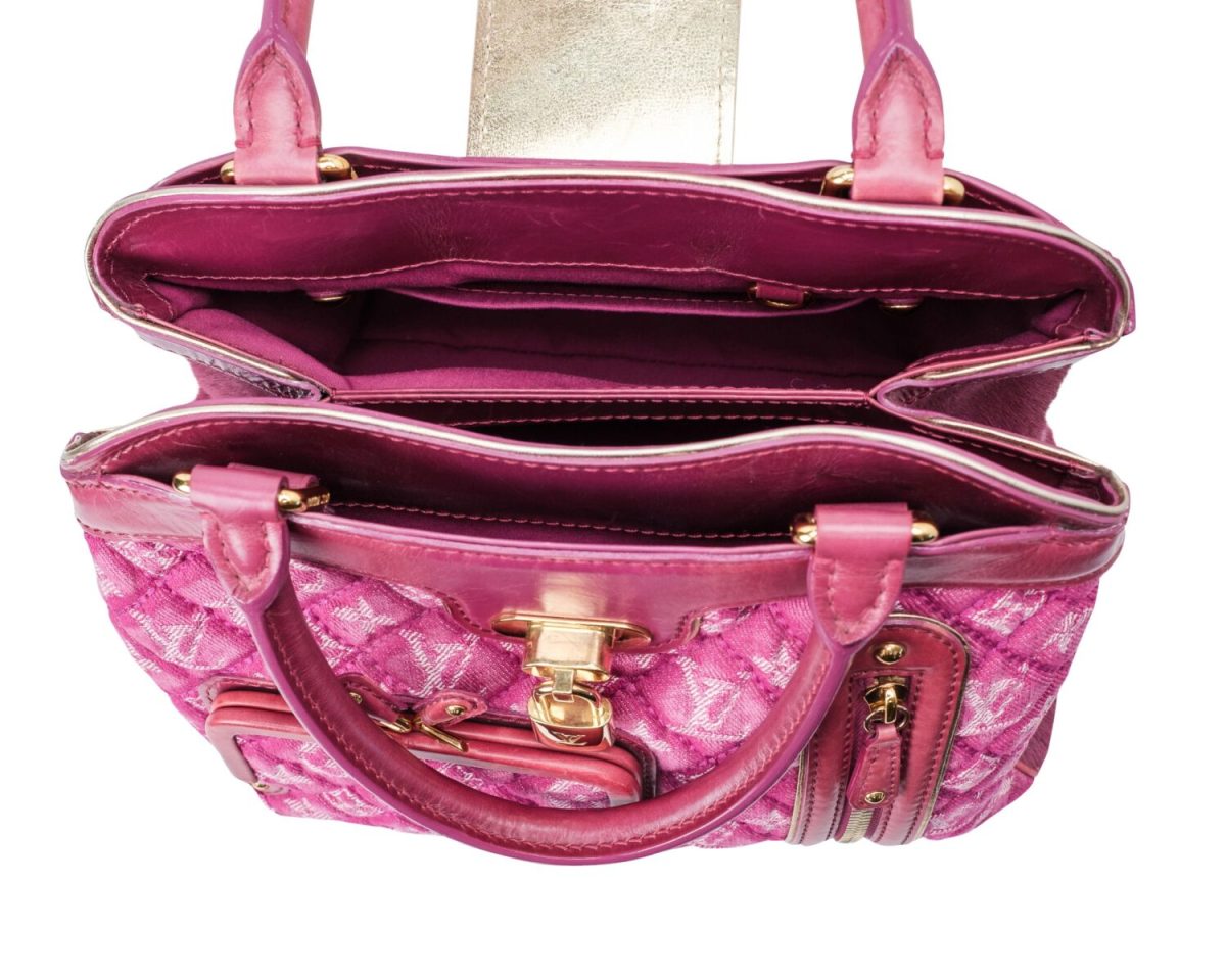 2006 Louis Vuitton Fuchsia Denim and Leather Limited Edition