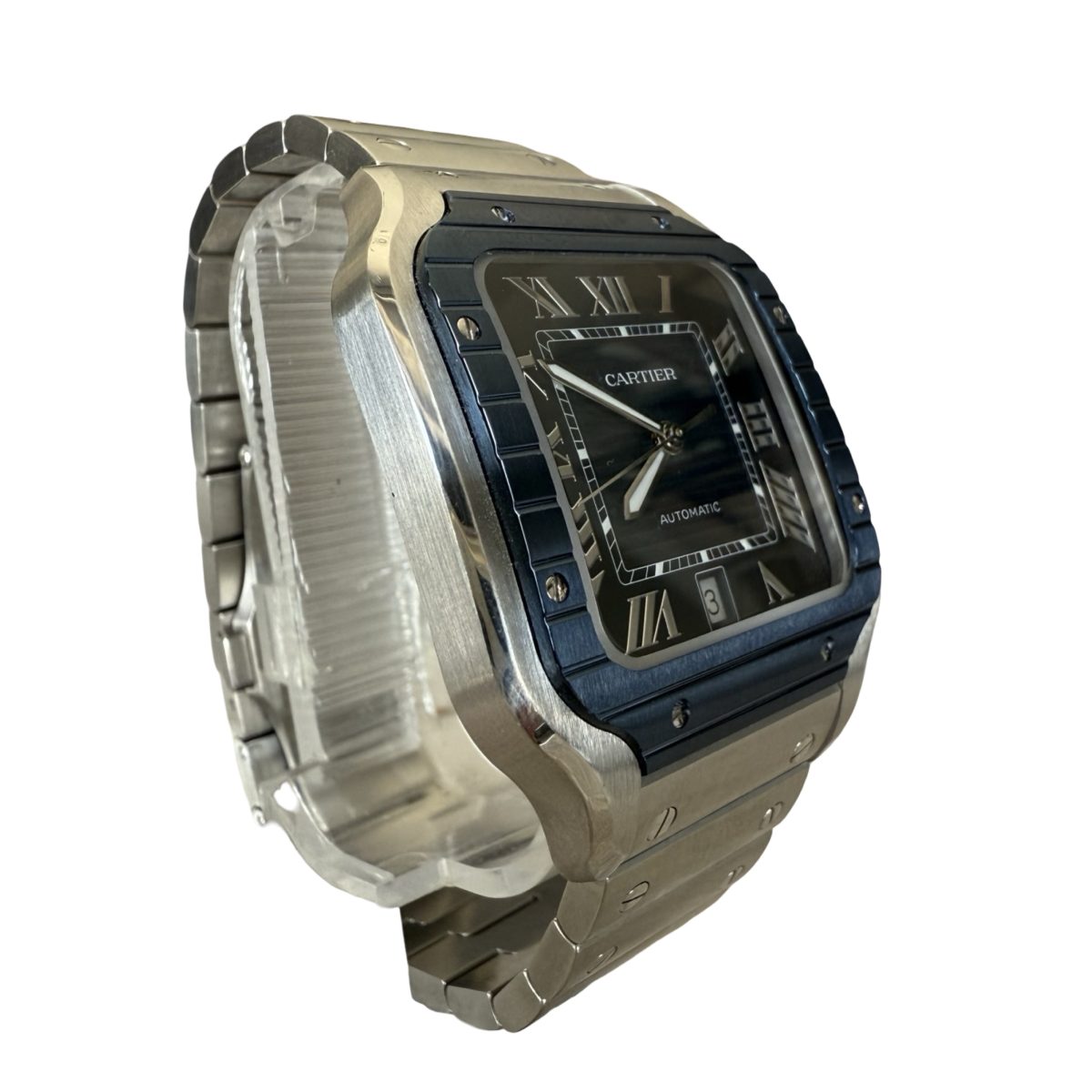 2022 Cartier Santos De Cartier Blue Dial