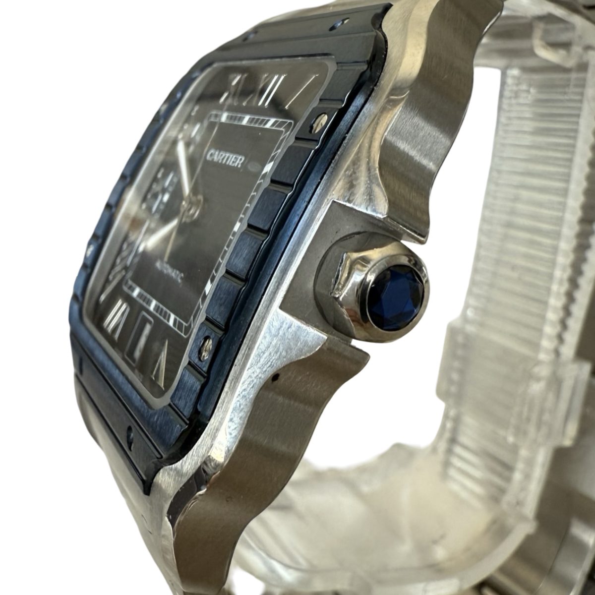 2022 Cartier Santos De Cartier Blue Dial