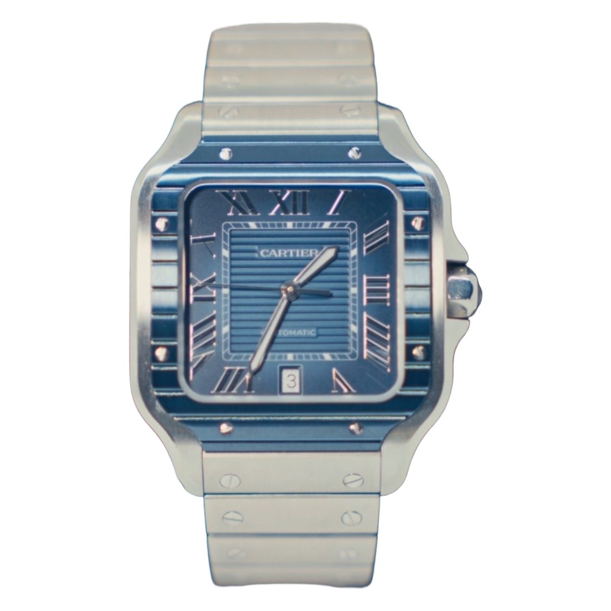 2022 Cartier Santos De Cartier Blue Dial