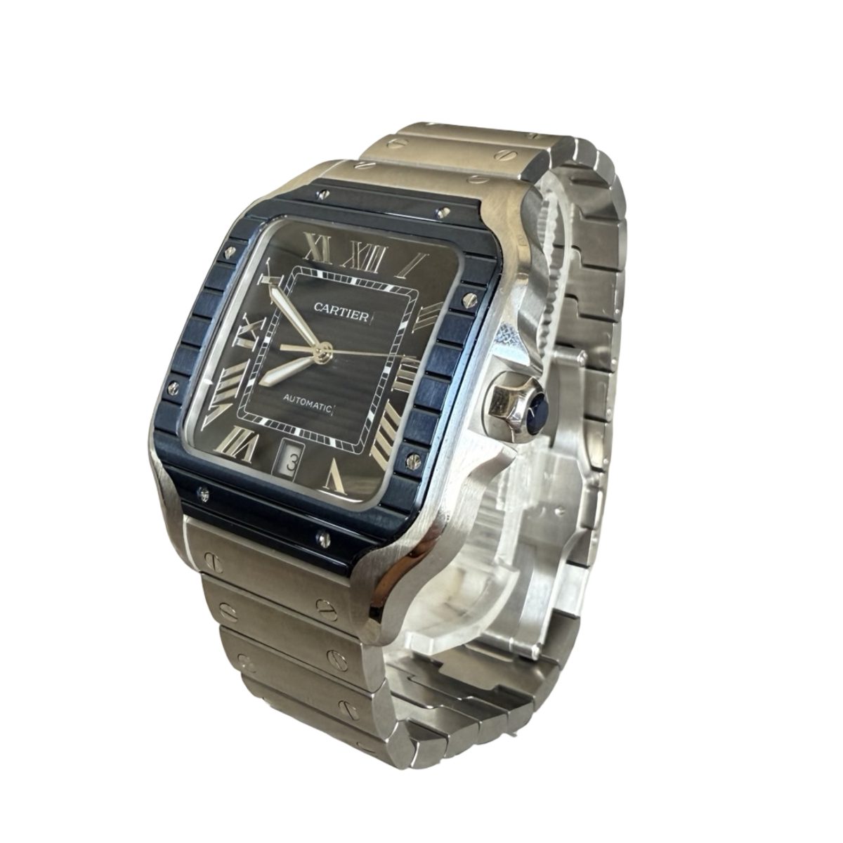 2022 Cartier Santos De Cartier Blue Dial