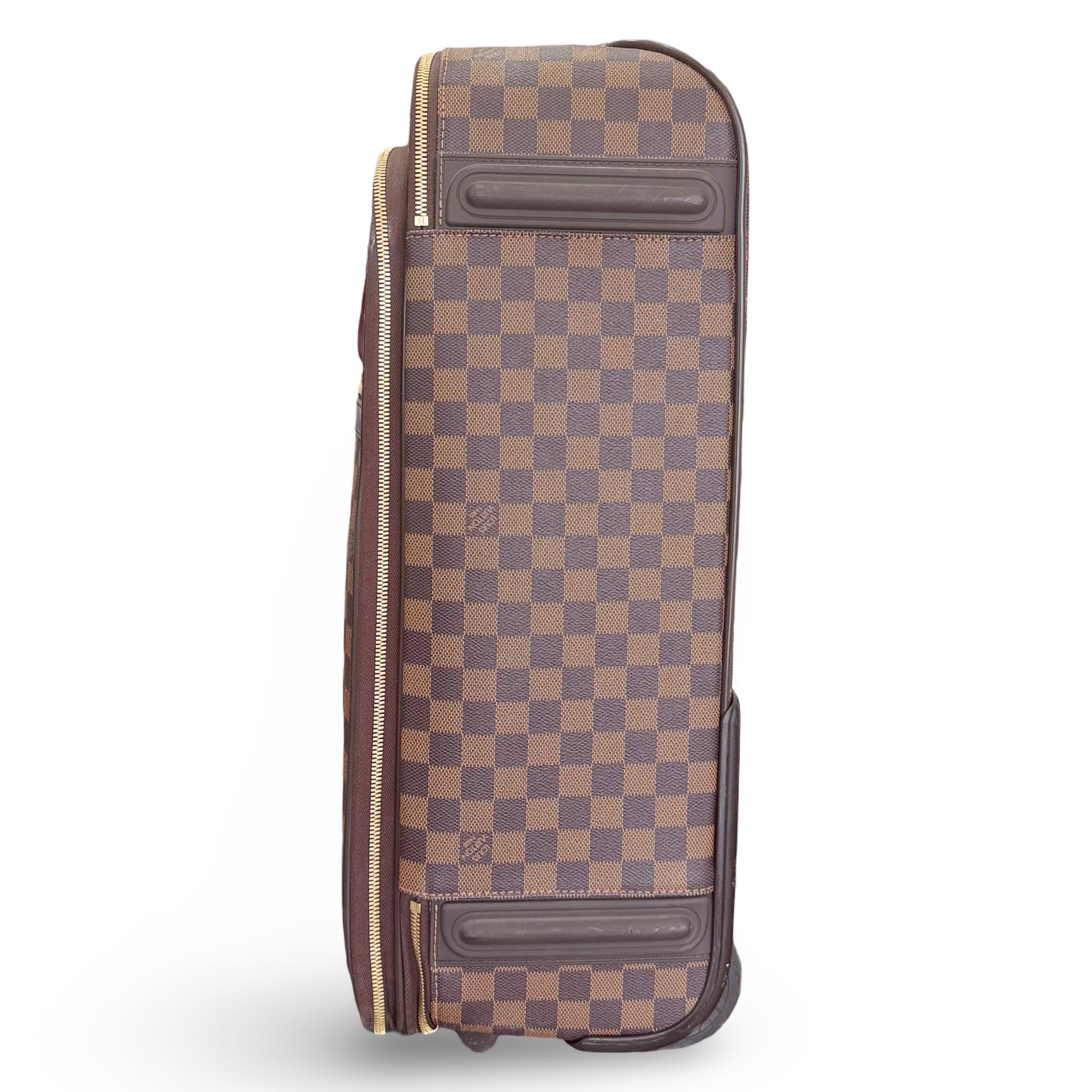 Louis Vuitton Damier Ebene Pegase 55 Suitcase