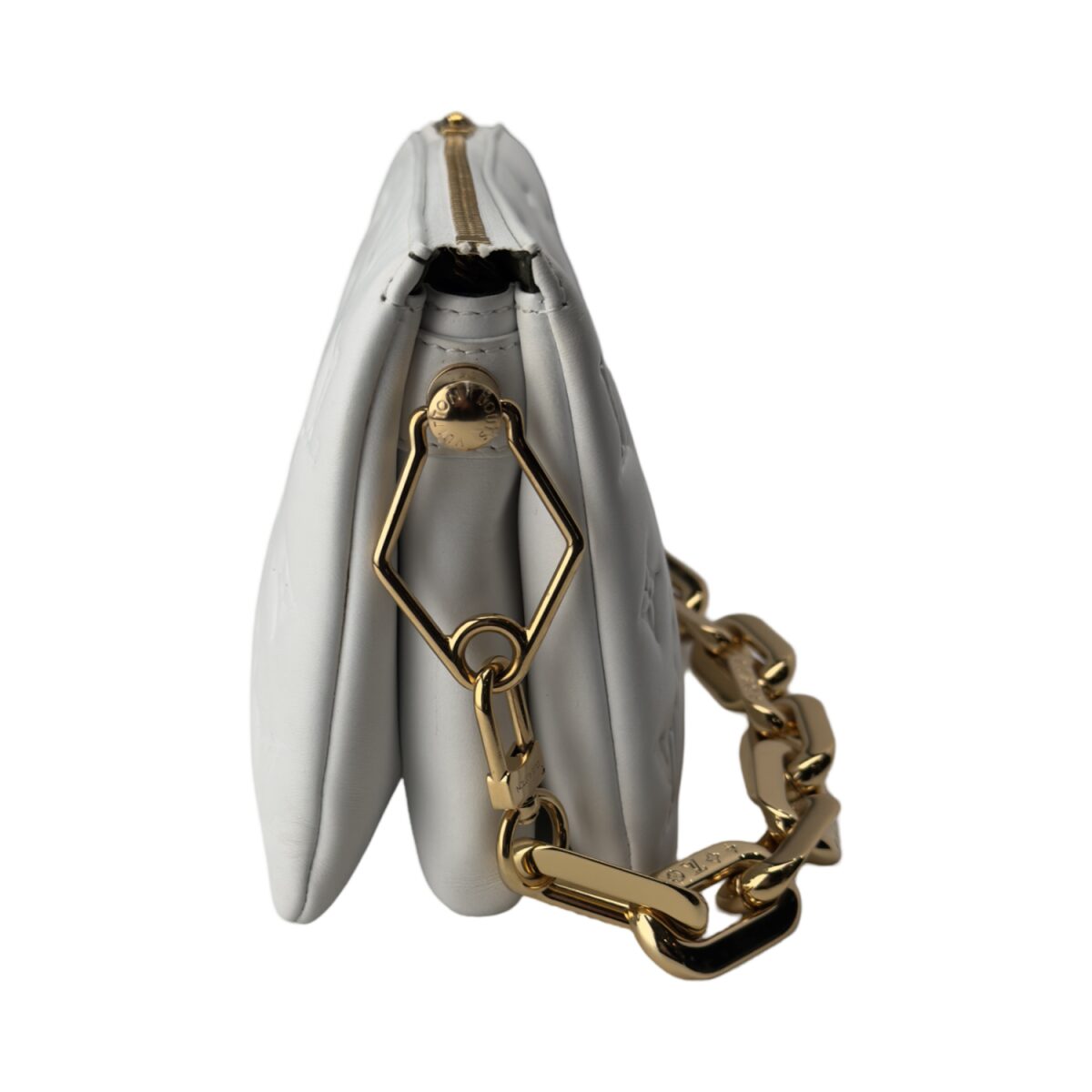 Louis Vuitton White Coussin BB