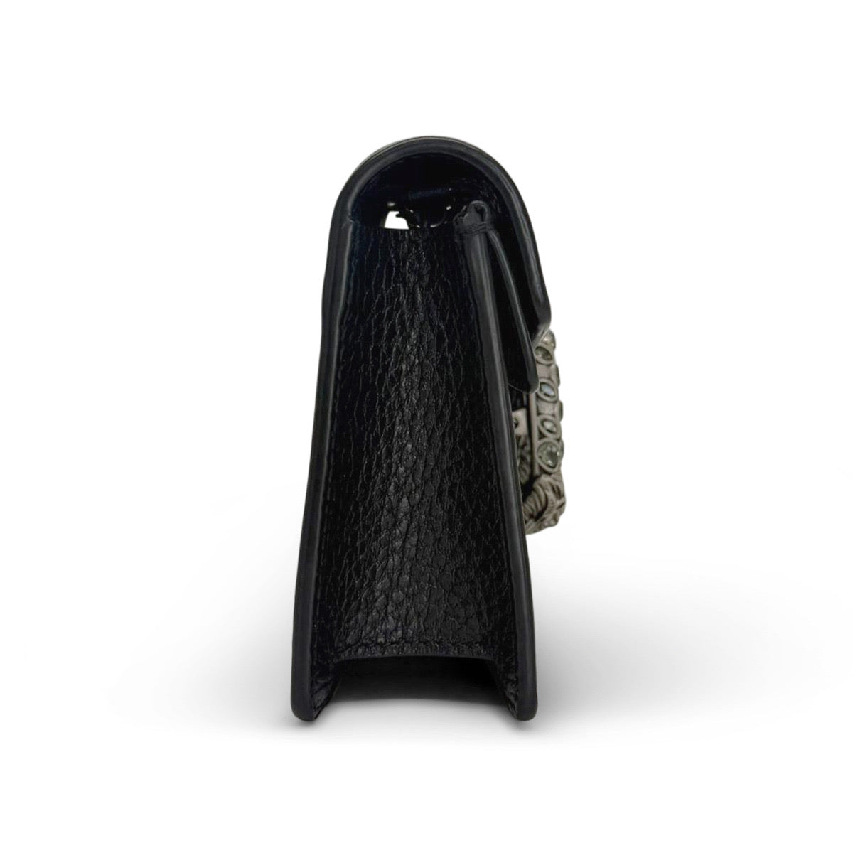 Gucci Dionysus Super Mini Bag in Black Leather