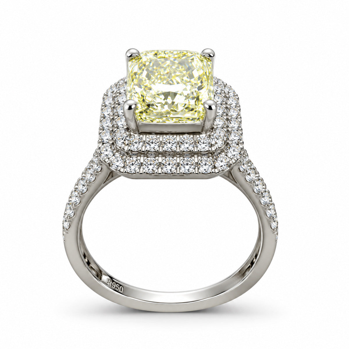 Platinum Natural Origin Diamond Ring