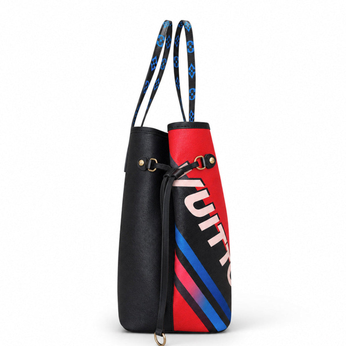 Louis Vuitton Limited Edition Neverfull MM in the 2016 Race Print