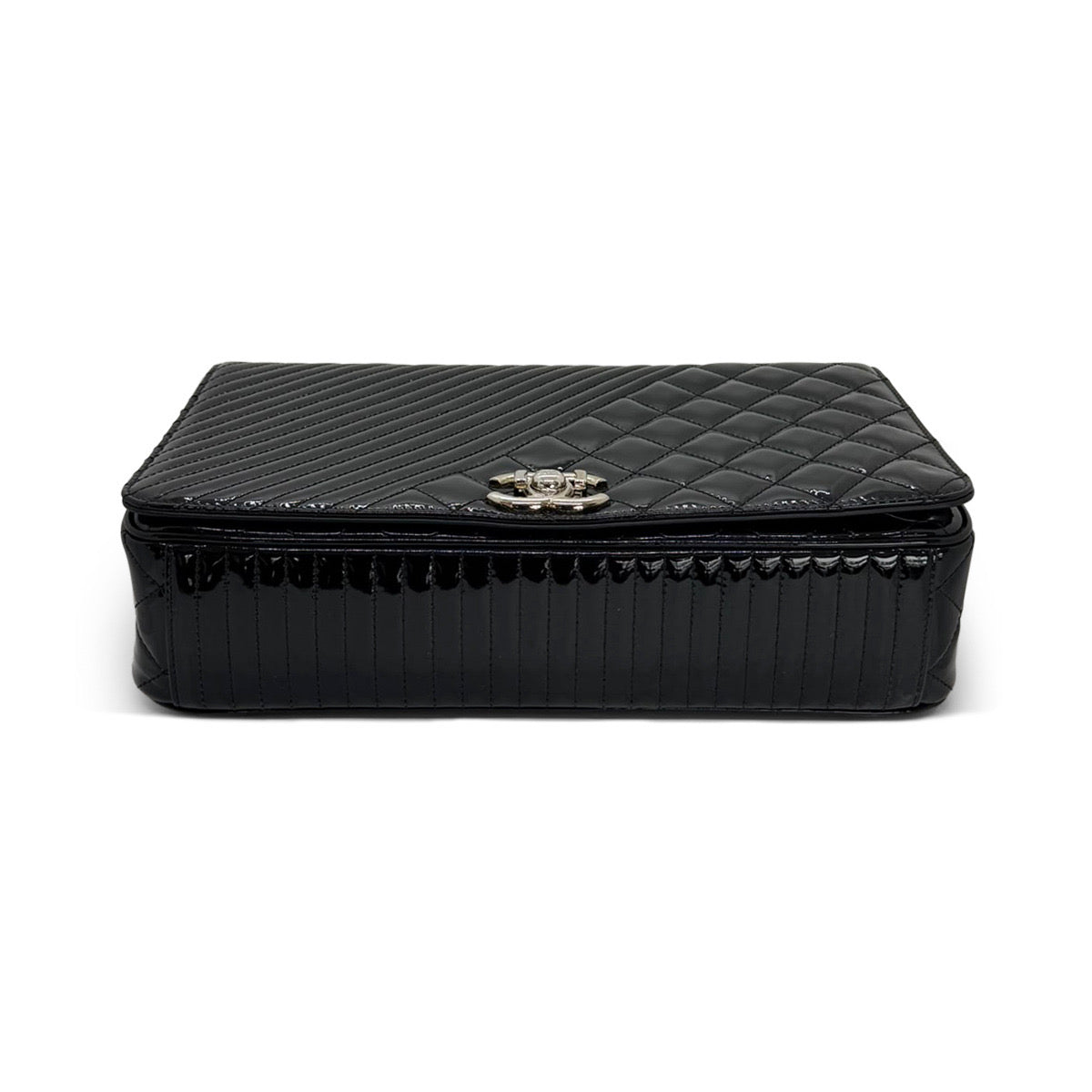 Chanel Coco Boy Flap Bag Patent Leather