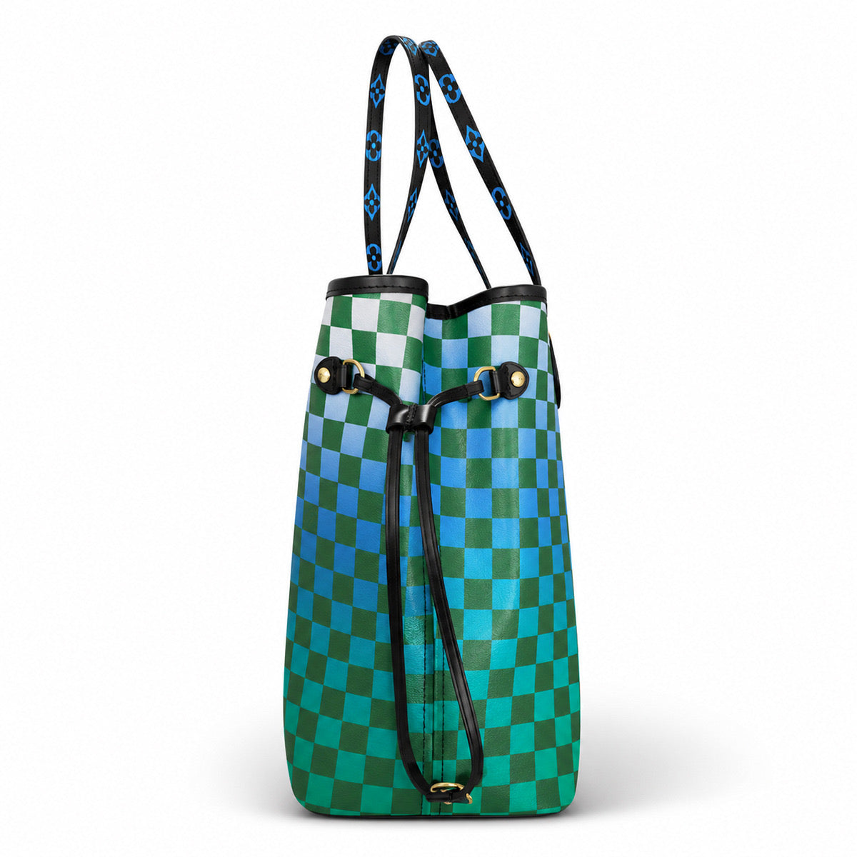 Louis Vuitton Limited Edition Neverfull MM in the 2016 Race Print