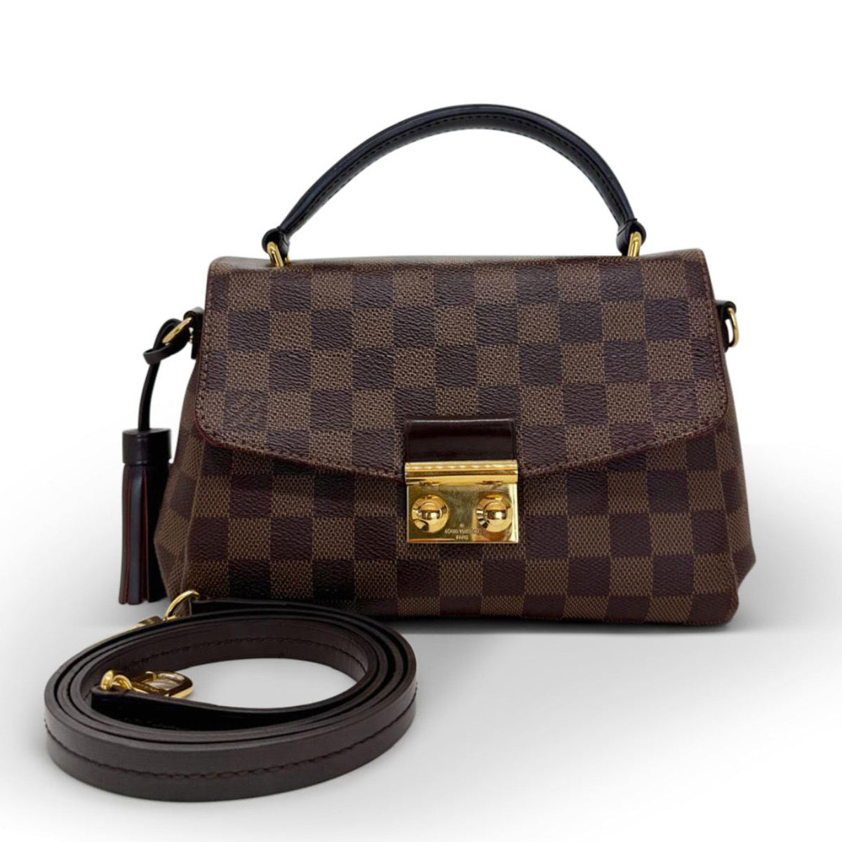 Louis Vuitton Croisette in Ebene Canvas