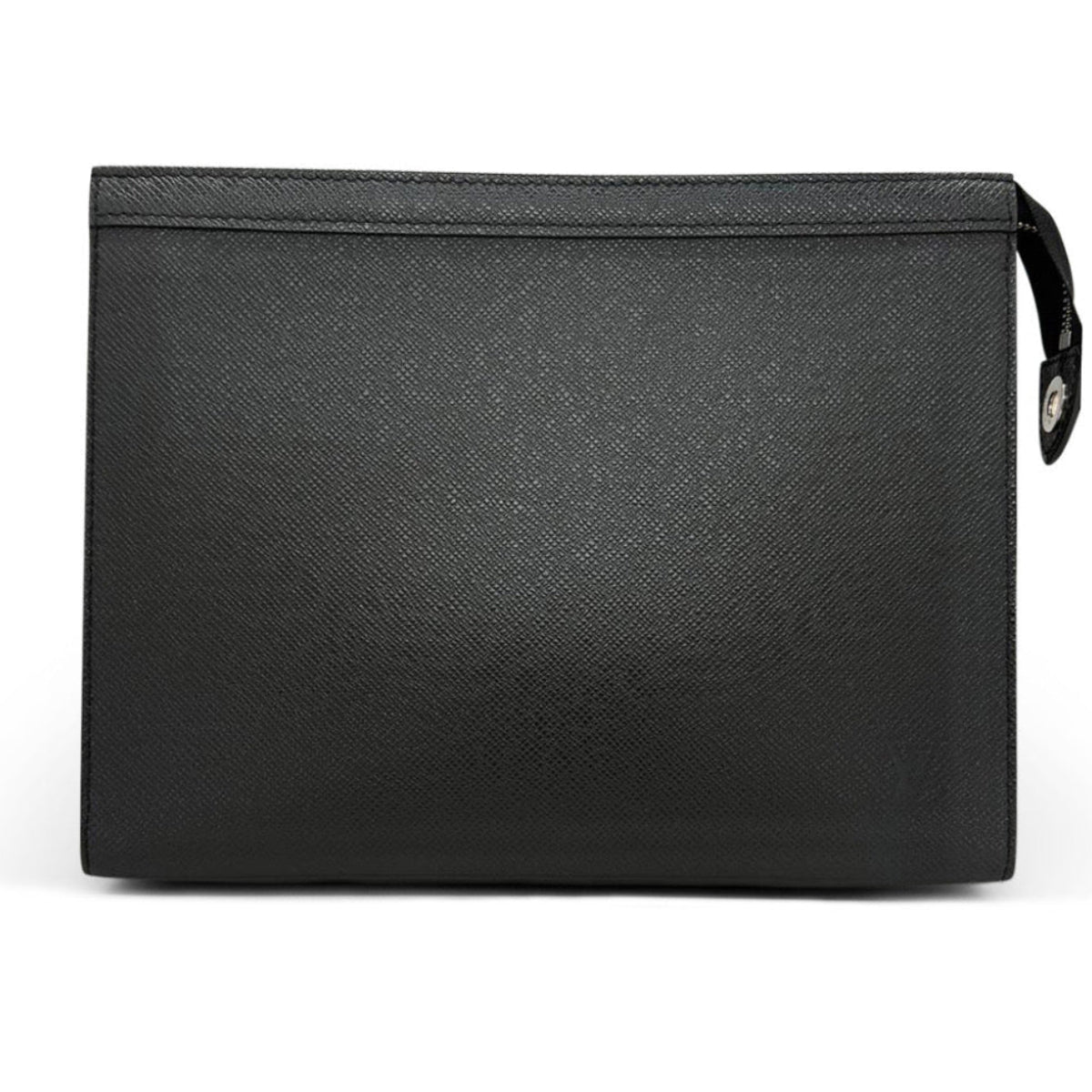 Louis Vuitton Taiga Pochette Voyage MM in black leather