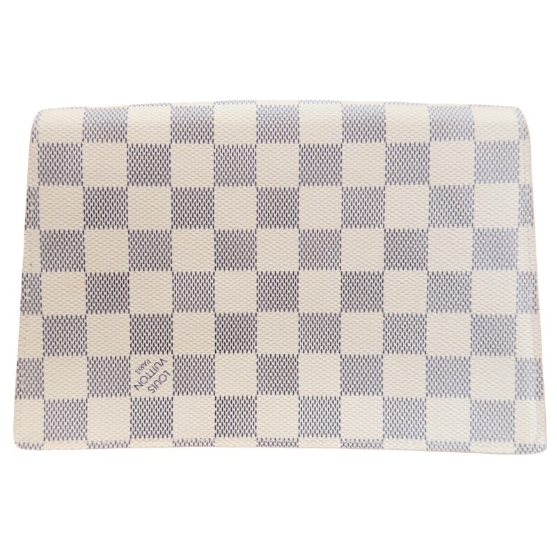 Louis Vuitton Damier Azur Croisette Chain Wallet