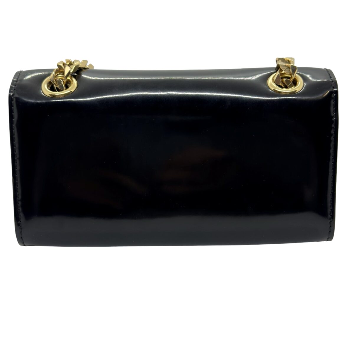 Dolce & Gabbana 3.5 Patent Leather Mini Chain Bag