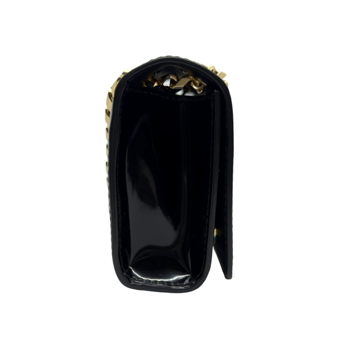 Dolce & Gabbana 3.5 Patent Leather Mini Chain Bag