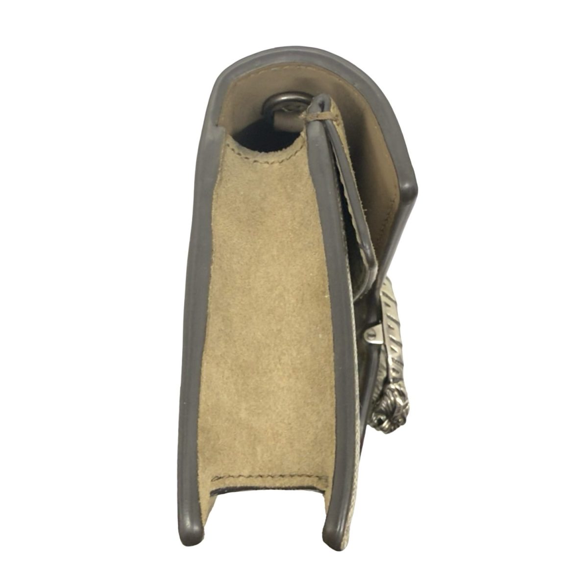 Gucci Beige GG Supreme Canvas & Suede Super Mini Dionysus Shoulder Bag