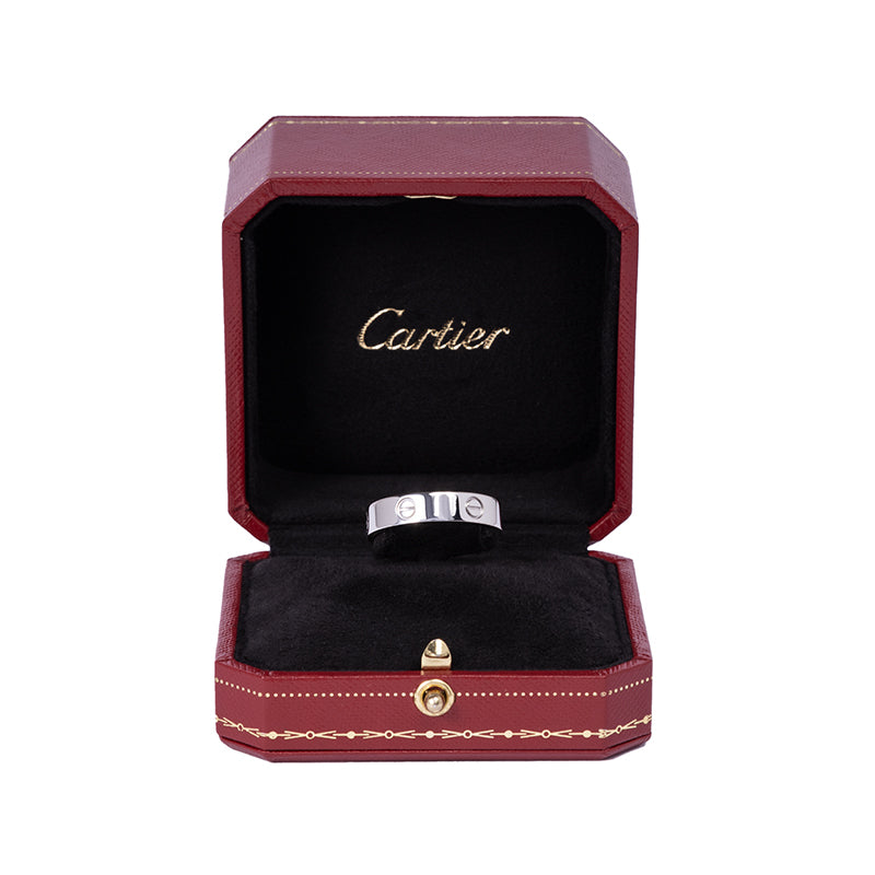 Cartier Love Ring 18ct White Gold