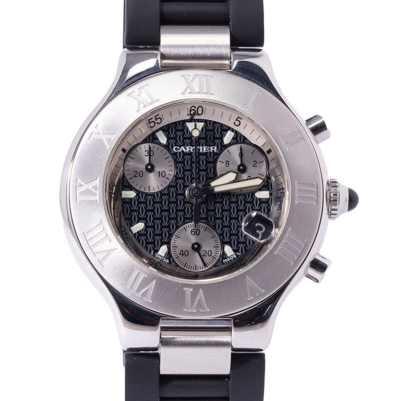 Cartier 21 Chronoscaph 2424 38mm