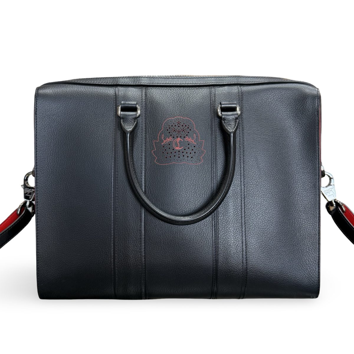 Christian Louboutin Leather Briefcase 2-Way Shoulder Bag