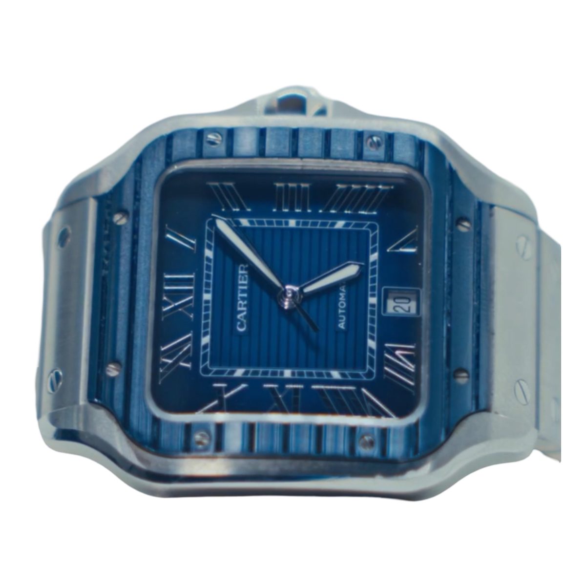 2023 Cartier Santos De Cartier Blue Dial 39.8mm