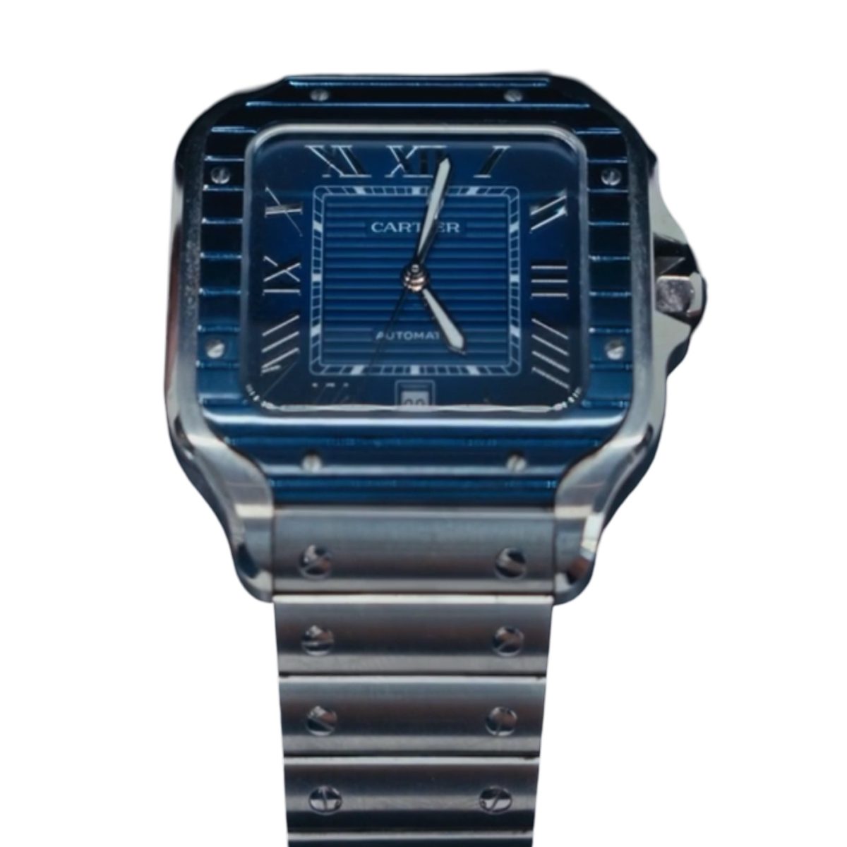 2023 Cartier Santos De Cartier Blue Dial 39.8mm