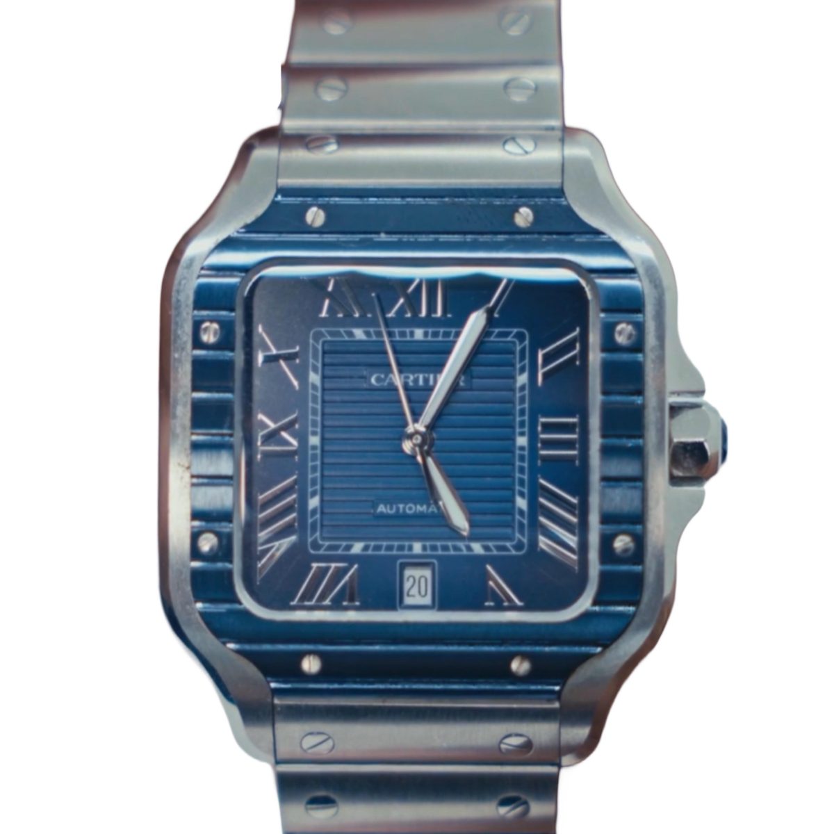 2023 Cartier Santos De Cartier Blue Dial 39.8mm