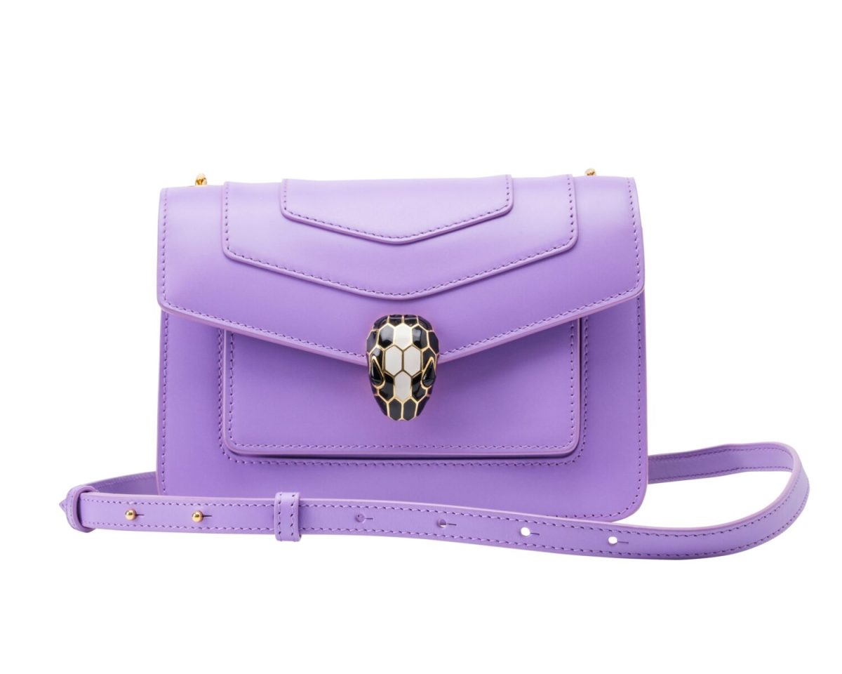 Bvlgari Small Serpenti Forever Crossbody Bag in Calf Leather