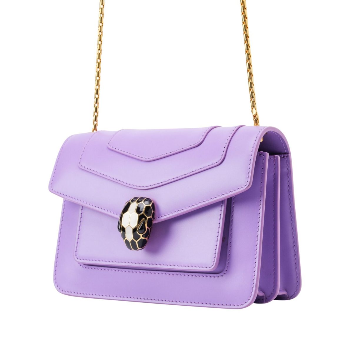 Bvlgari Small Serpenti Forever Crossbody Bag in Calf Leather