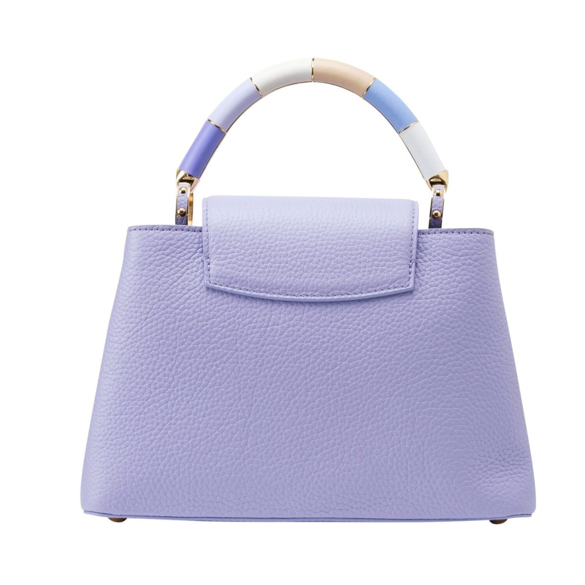 Louis Vuitton Light Purple and Cream Capucines Bag BB