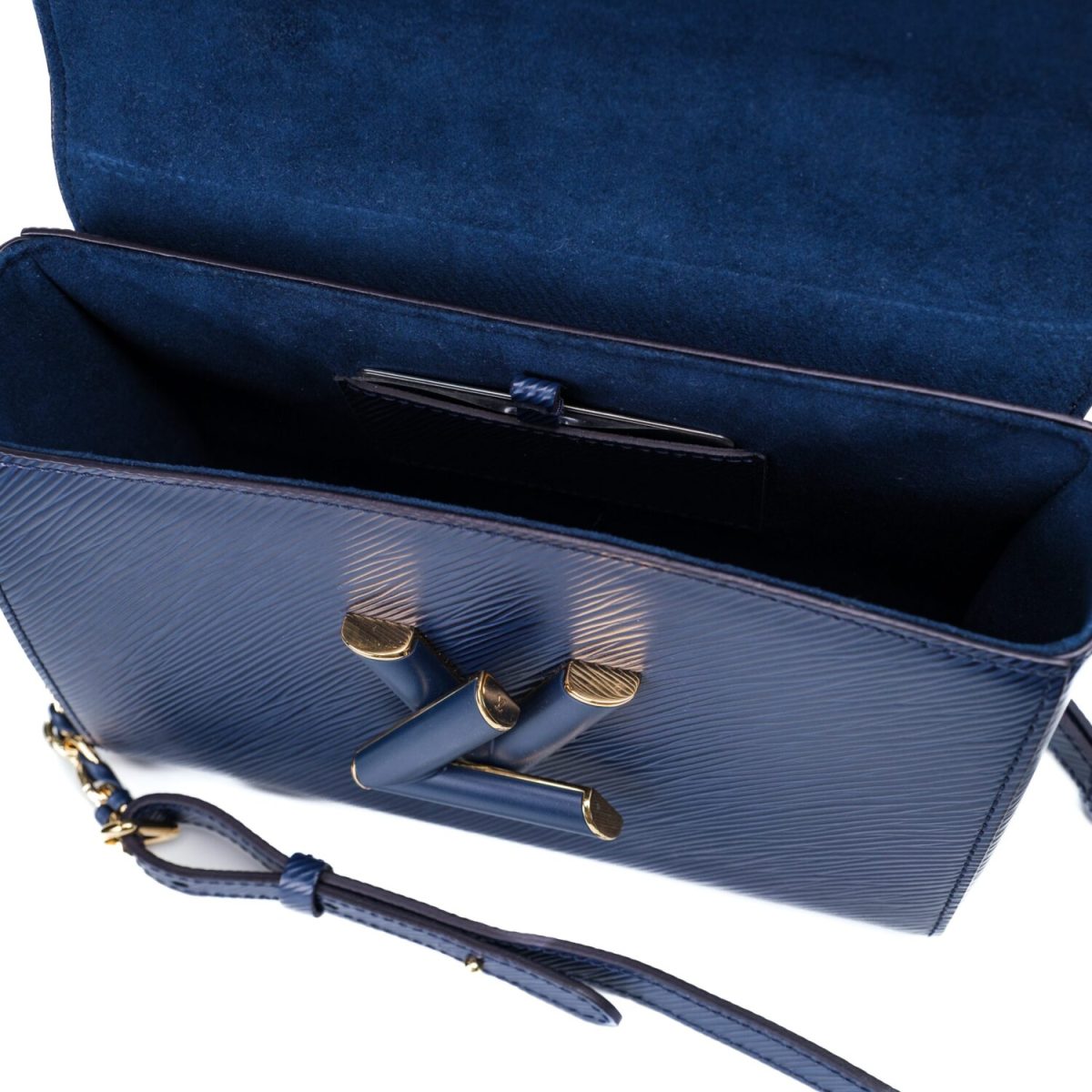 Louis Vuitton Twist Epi Leather Crossbody Bag in Blue