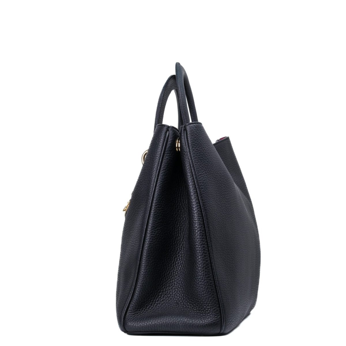 Dior Black Leather Medium Diorissimo Tote