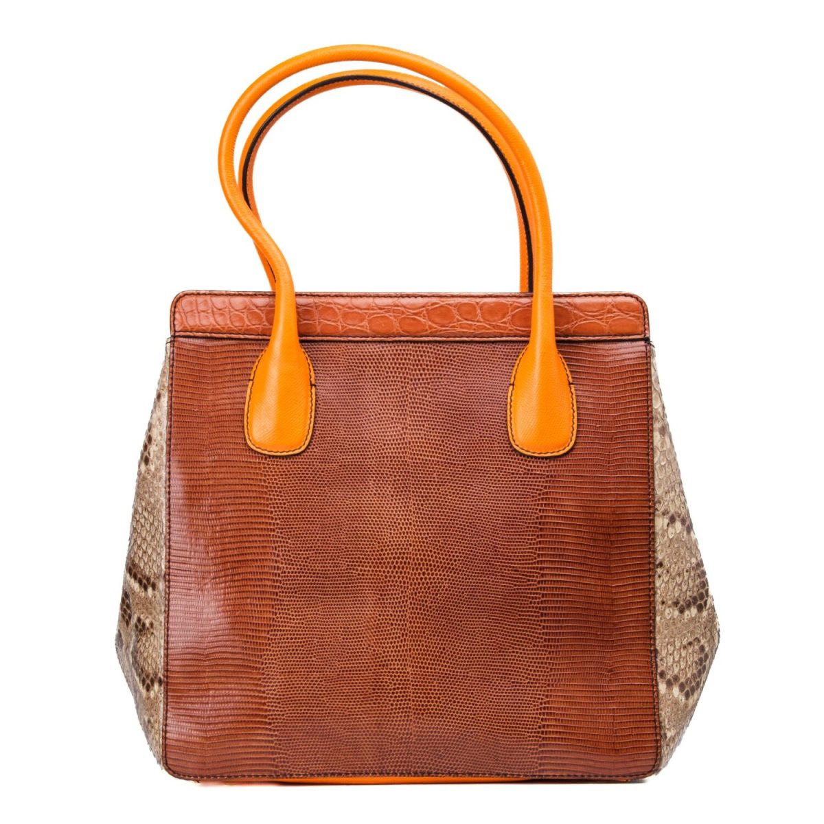 Dolce & Gabbana Snake, Fur and Crocodile Shopper Tote