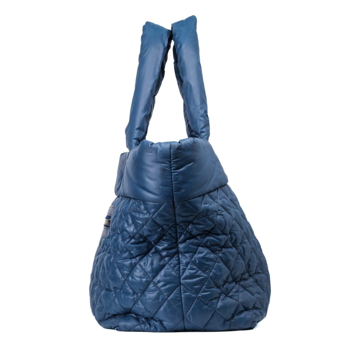 Chanel Blue Black Nylon Cocoon Tote Bag