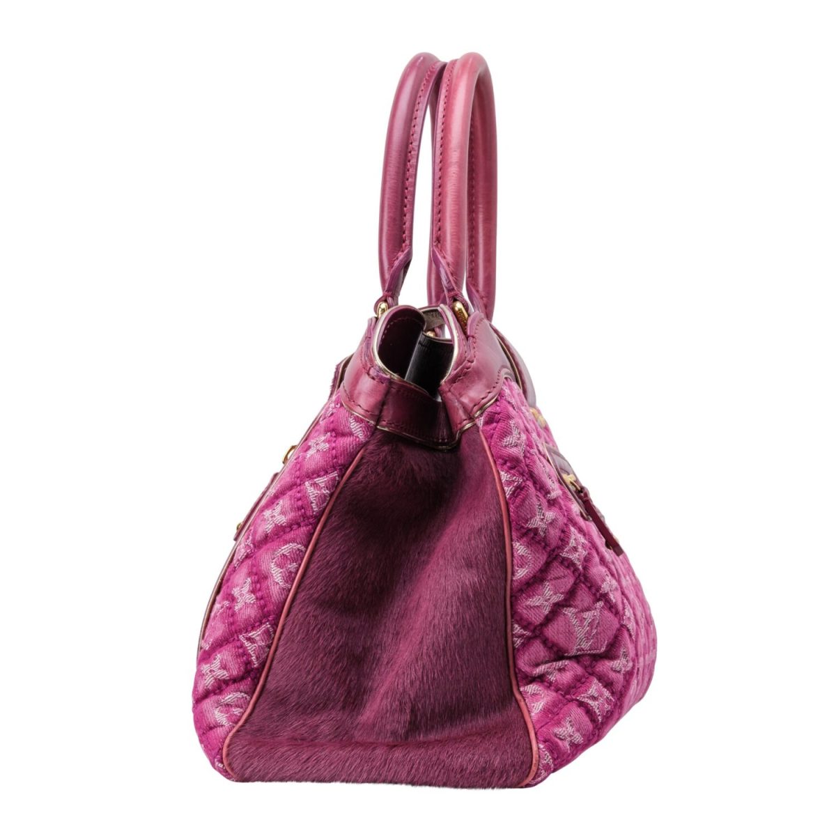 2006 Louis Vuitton Fuchsia Denim and Leather Limited Edition