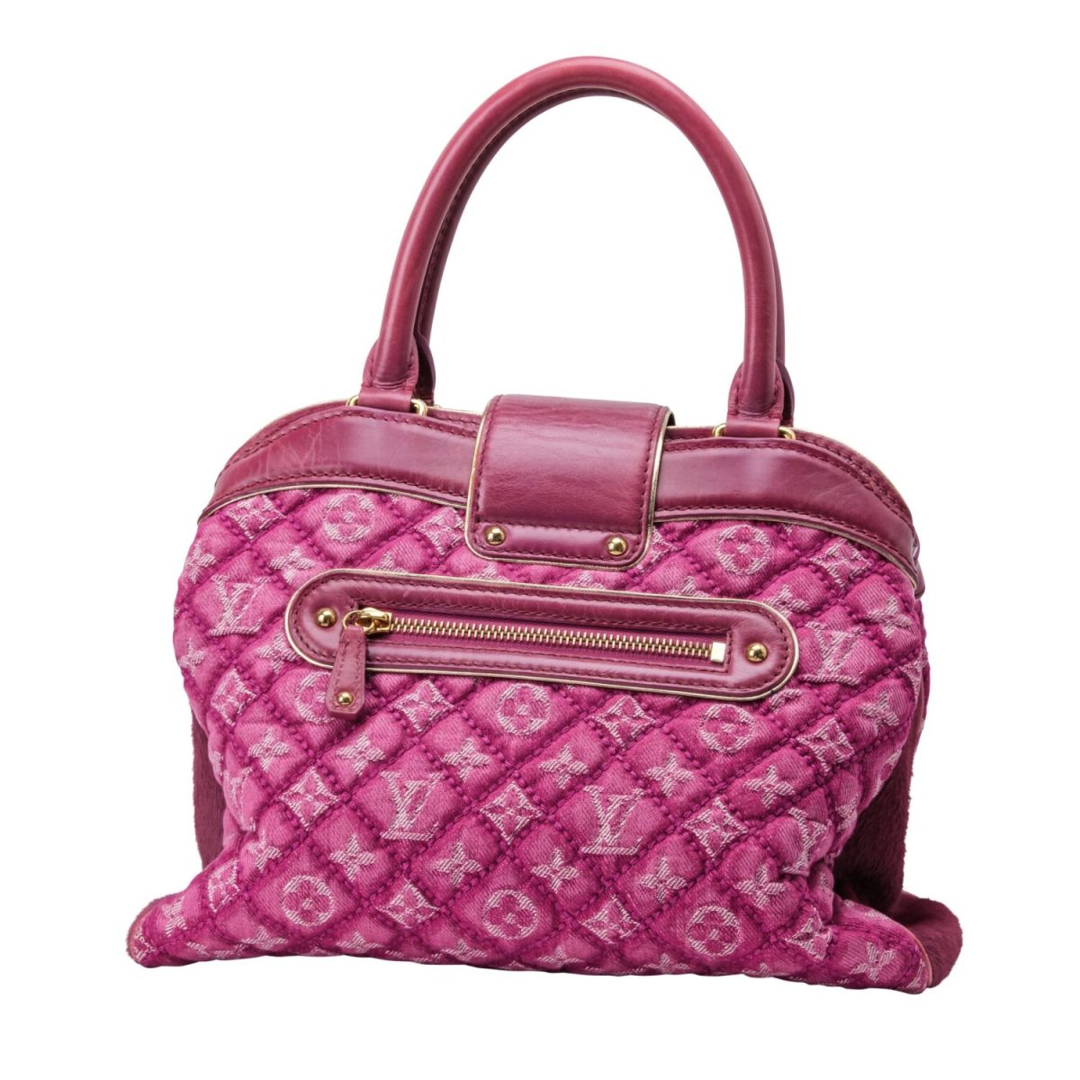2006 Louis Vuitton Fuchsia Denim and Leather Limited Edition