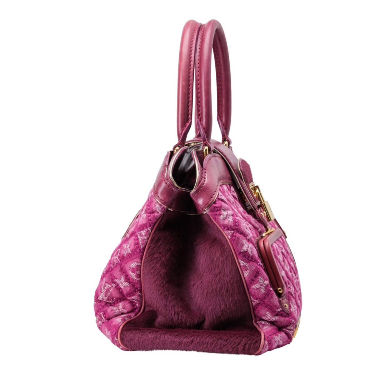 2006 Louis Vuitton Fuchsia Denim and Leather Limited Edition