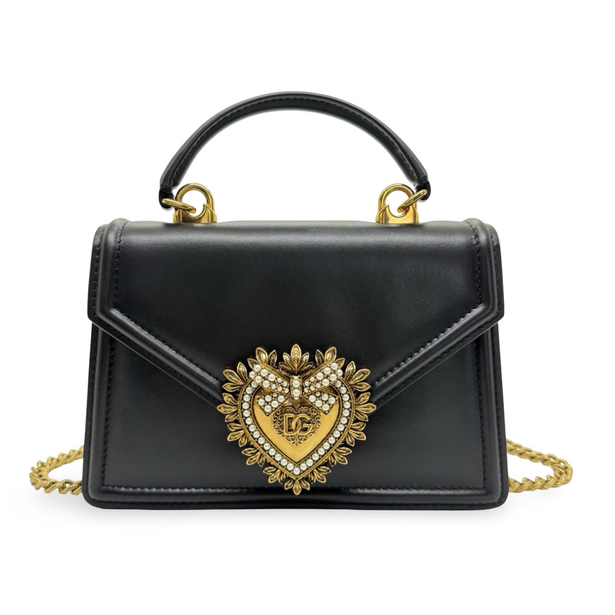 Dolce & Gabbana Devotion Chain Strap Top Handle bag