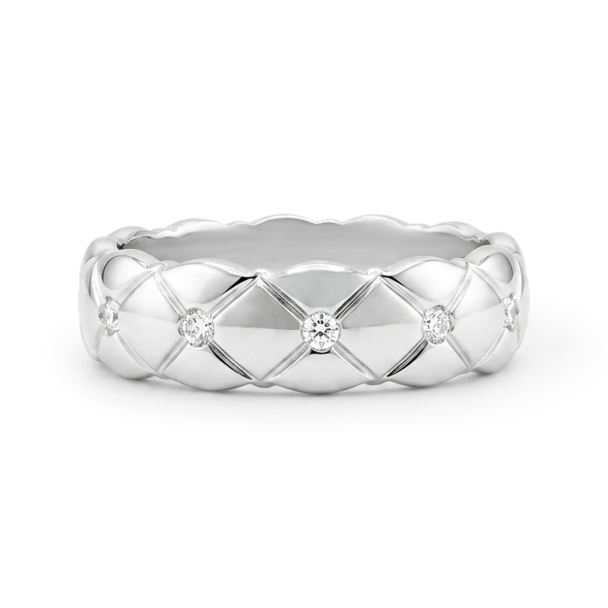 Fabergé Treillage 18 ct White Gold Size M
