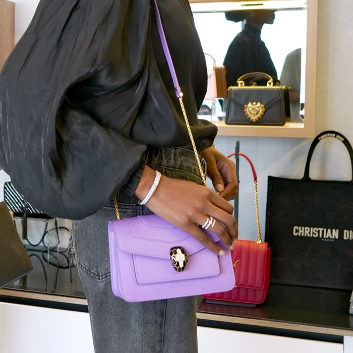 Bvlgari Small Serpenti Forever Crossbody Bag in Calf Leather