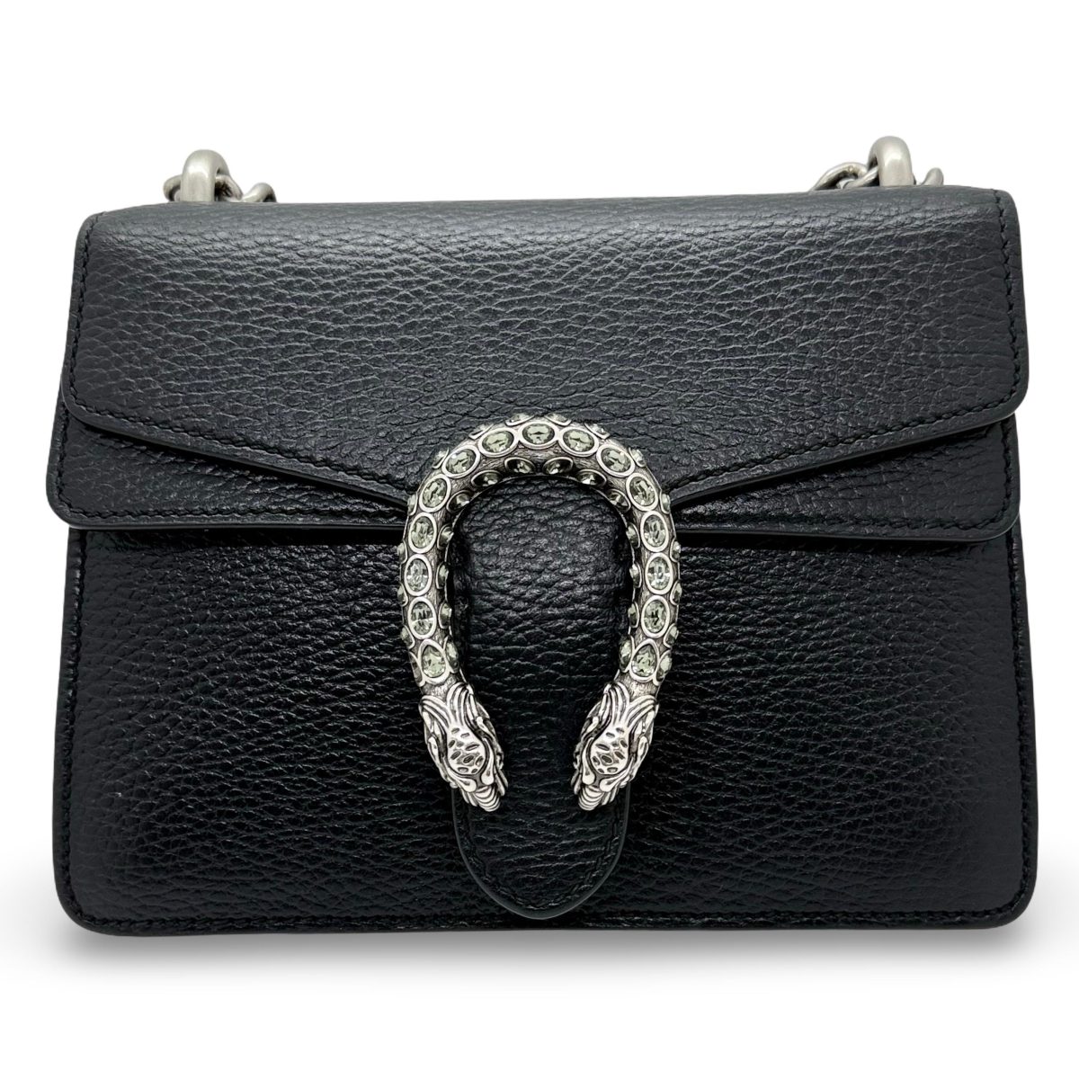 Gucci Black Leather Mini Dionysus