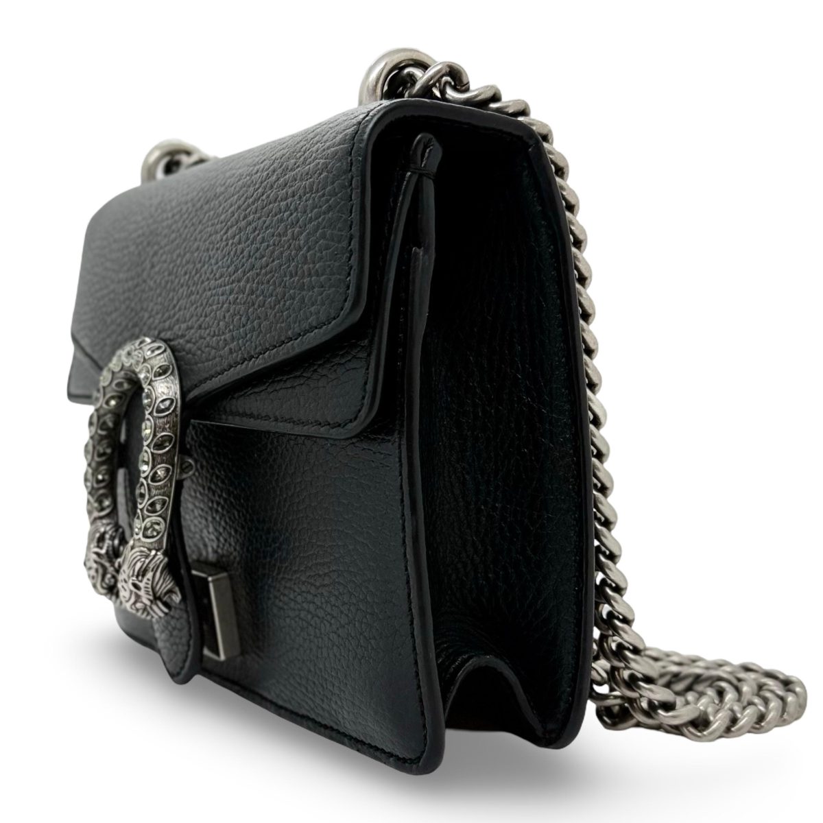 Gucci Black Leather Mini Dionysus