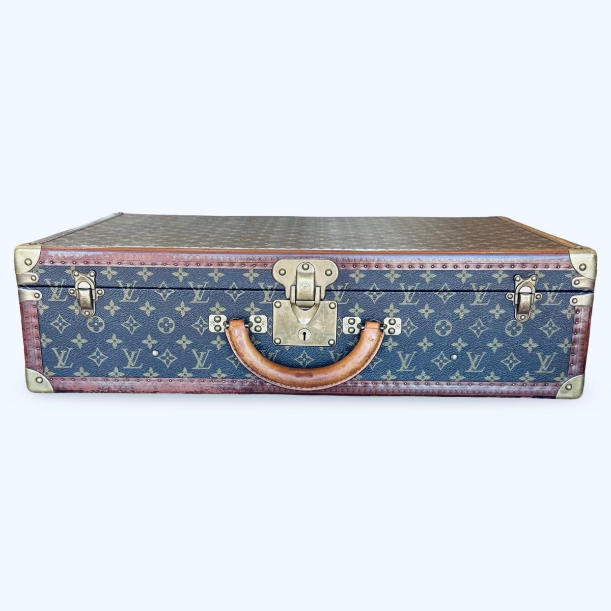 Louis Vuitton Vintage Alzer Trunk Luggage Suitcase 65