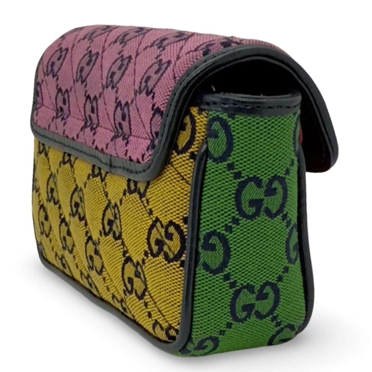 Gucci GG Marmont Super Mini bag in a multicolour fabric