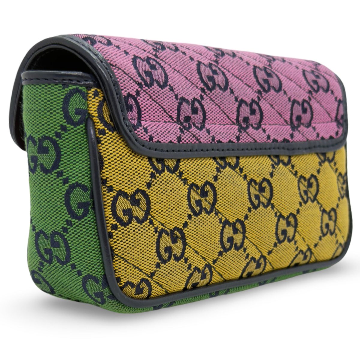 Gucci GG Marmont Super Mini bag in a multicolour fabric