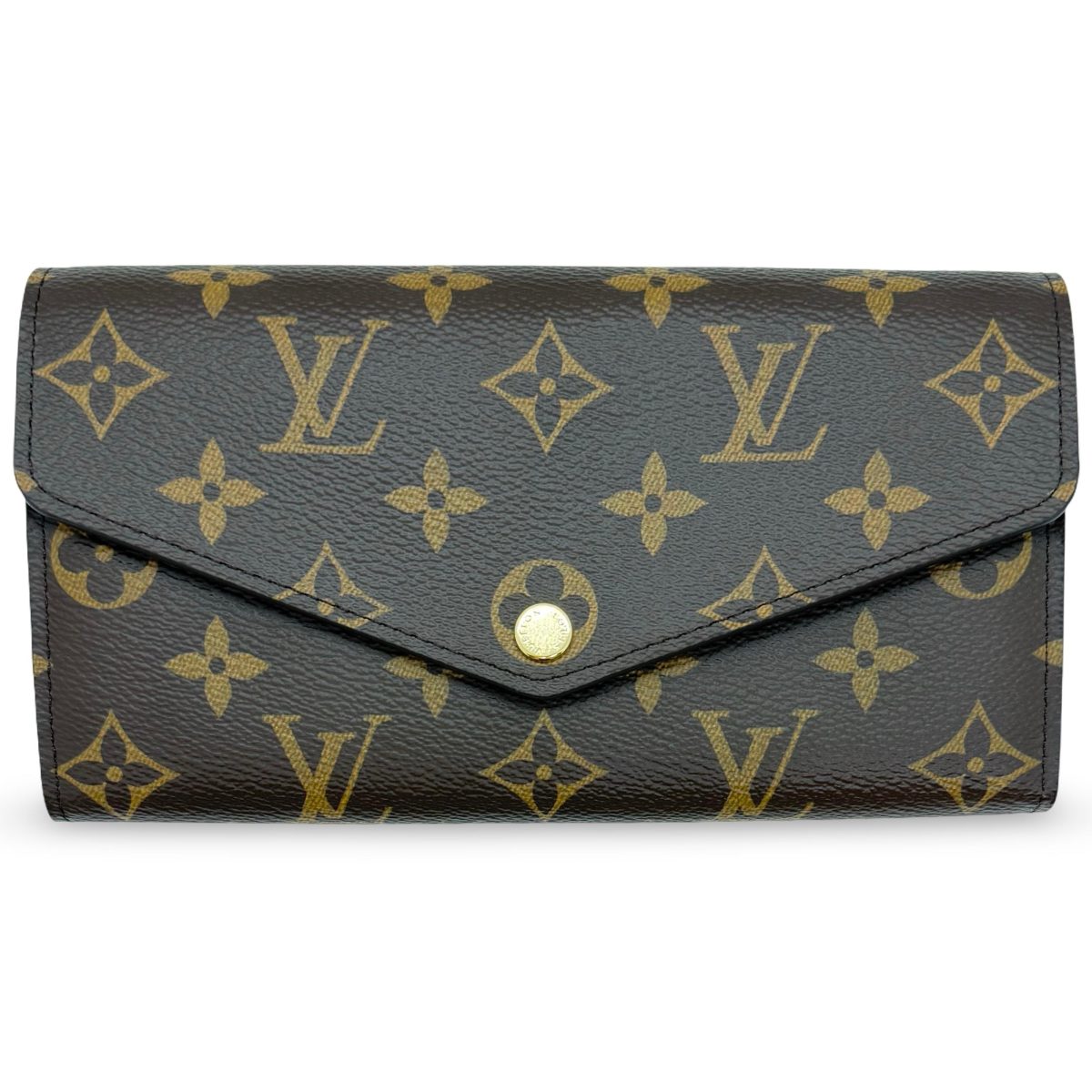 Louis Vuitton Sarah wallet Monogram Canvas fuchsia interior