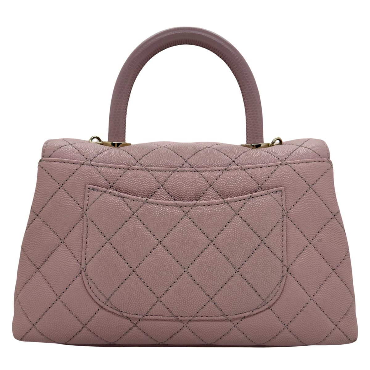 Chanel Pink quilted Caviar leather