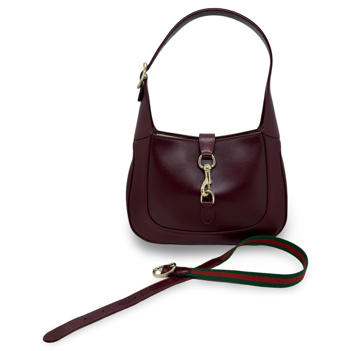 Gucci Jackie 1961 Bag in Burgundy leather