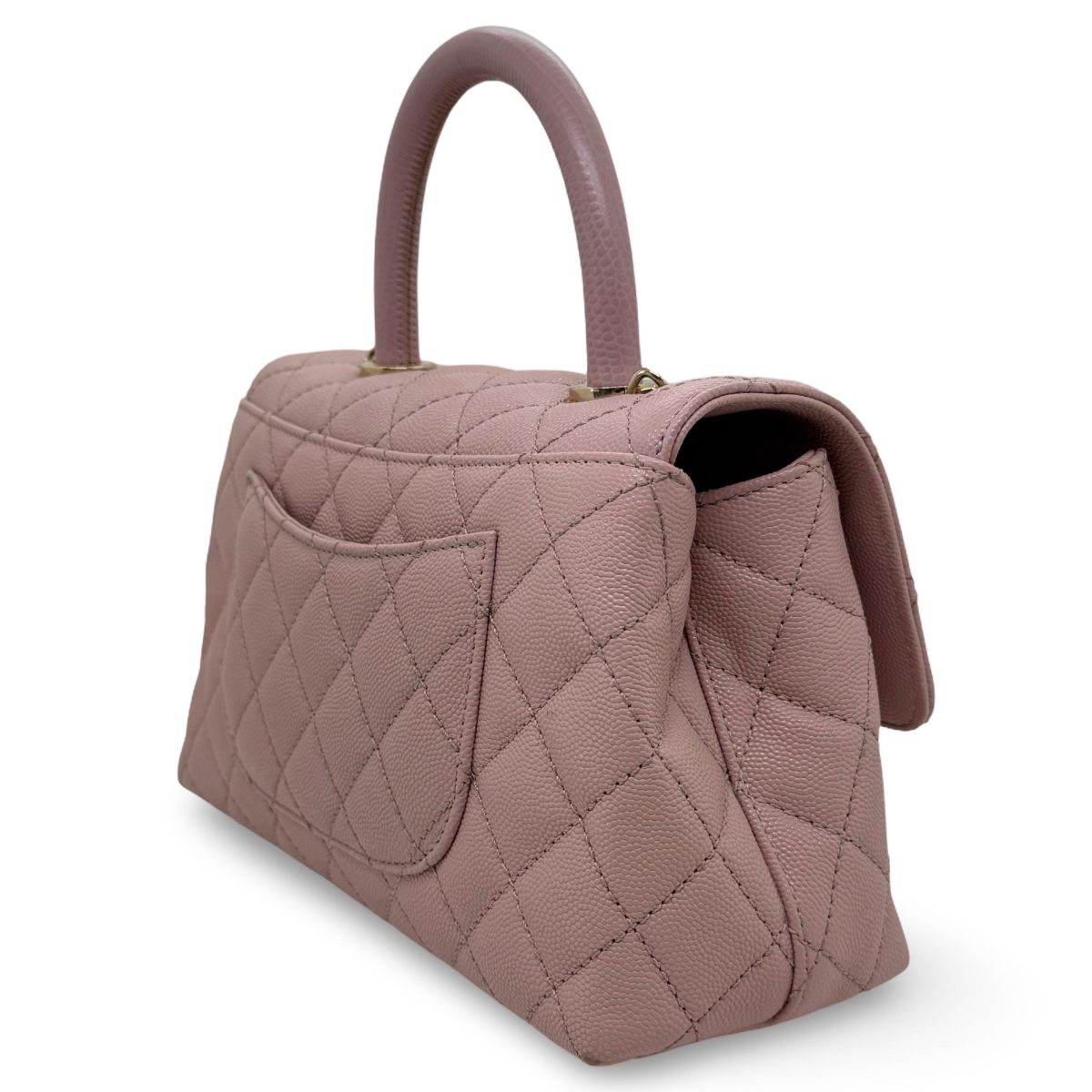 Chanel Pink quilted Caviar leather
